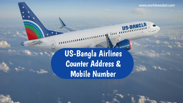 US Bangla Airlines Ticket Counter Mobile Number In Bangladesh