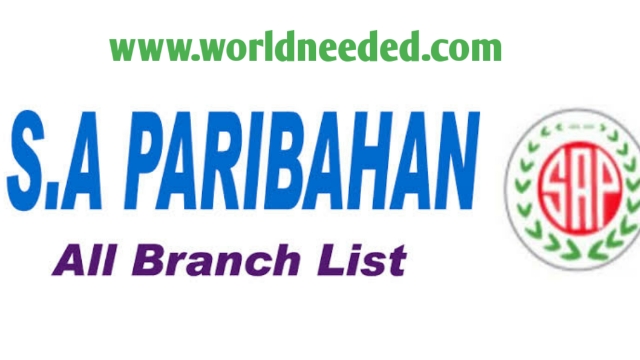 SA Paribahan Courier Service All Branch Details