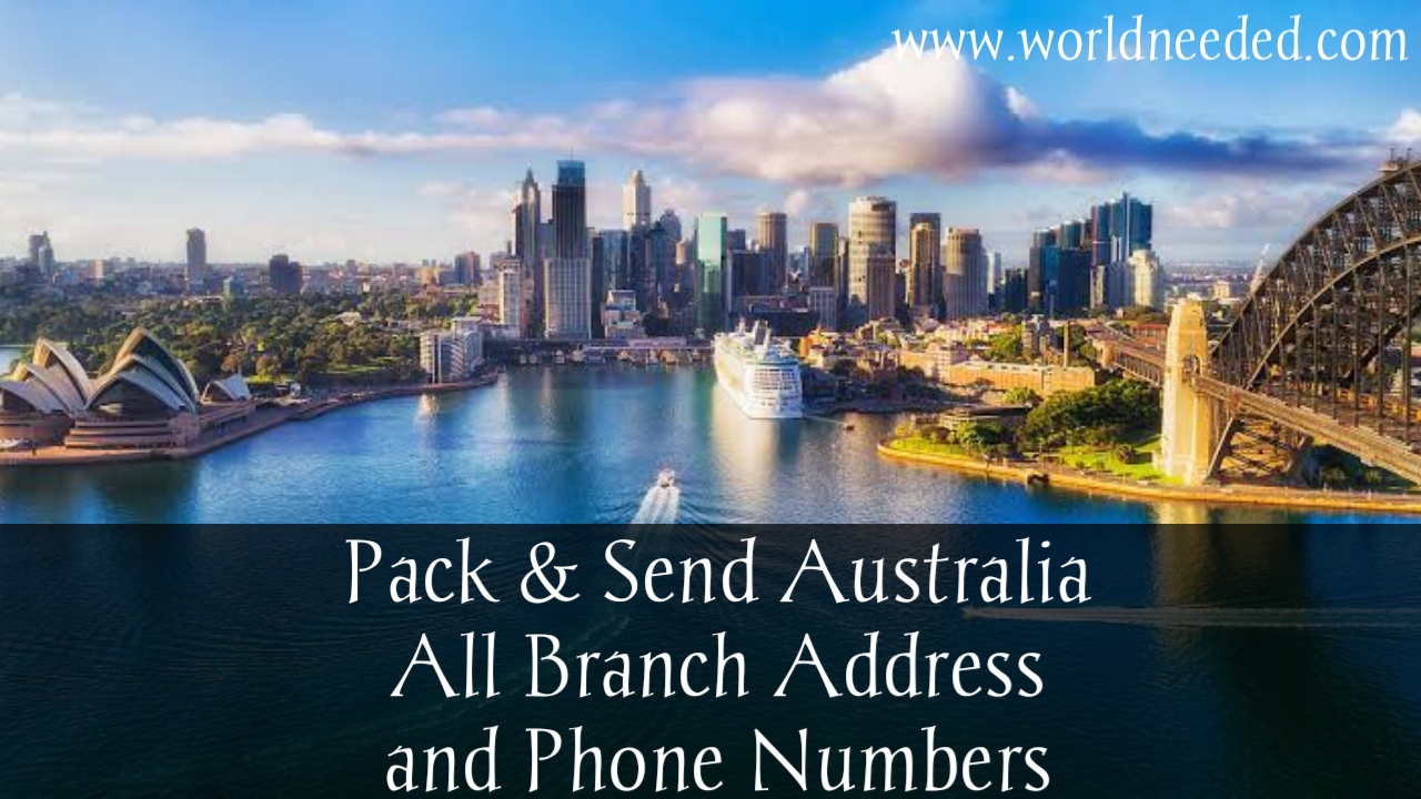 Pack & Send Australia All Branch Address and Phone Numbers