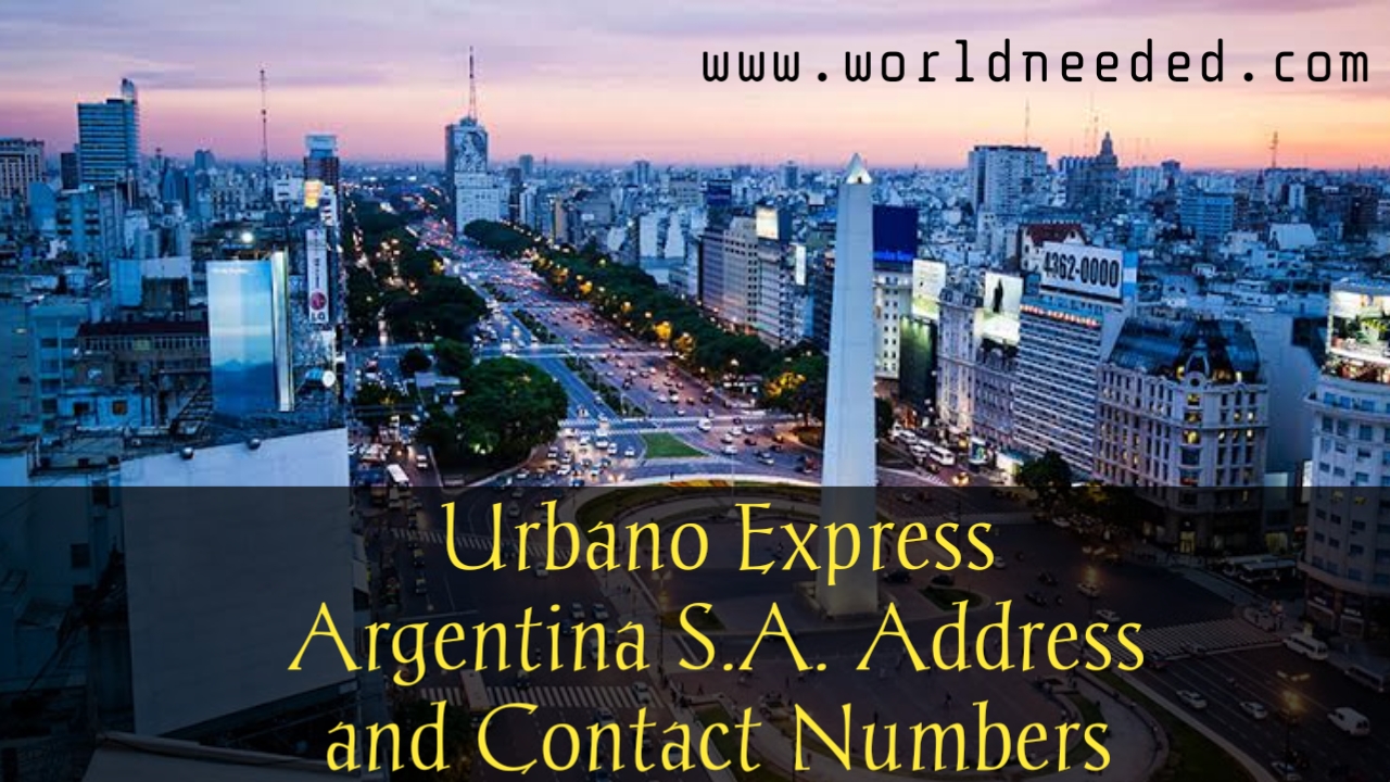 Urbano Express Argentina S.A. Address and Contact Numbers
